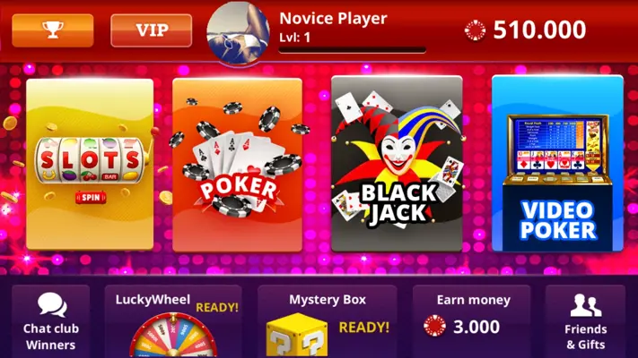 Casino Poker Blackjack Slots android App screenshot 0